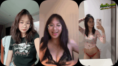 คลิปหลุดน้องแว่น Kemika.07 ไลฟ์สดติ๊กต๊อกอย่างแจ่มเลยเต้นยั่วเซ็กซี่เขย่านมบีบนมพาเสียวจัดแต่ดัดพลาดเผลอโชว์นมเต็มตา
