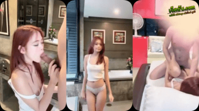 คลิปหลุดโป๊ onlyfans chanaa2002 สาวไทยตัวเล็กน้องณชาโดนผัวพามาจับเย็ดหีหน้ากล้อง โดนซอยควยเสียบหีจนน้ำเงี่ยนแตกใน