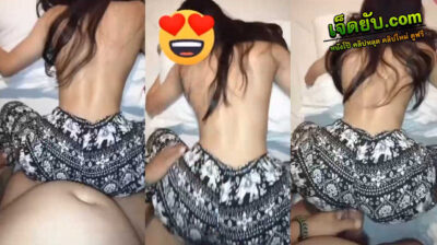 คลิปหลุดทางบ้าน แม่สาวกางเกงช้างโดนจับแหกเอาควยกระแทกหีท่าหมาเย็ดรัวๆแบบไม่ยั้งจนน้ำแตก แล้วร้องครางเสียวออกมาอย่างลั่นเลย